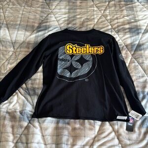 Steelers Black Long Sleeve Shirt